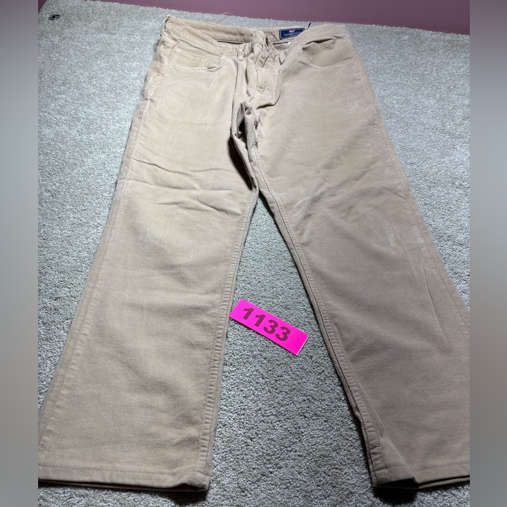 Vineyard vine men’s khaki corduroy pants Sz 38/30